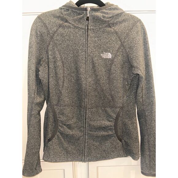 The North Face Women's Grey Fleece Zip up Jacket Small 2-6 BOGO - Picture 3 of 5